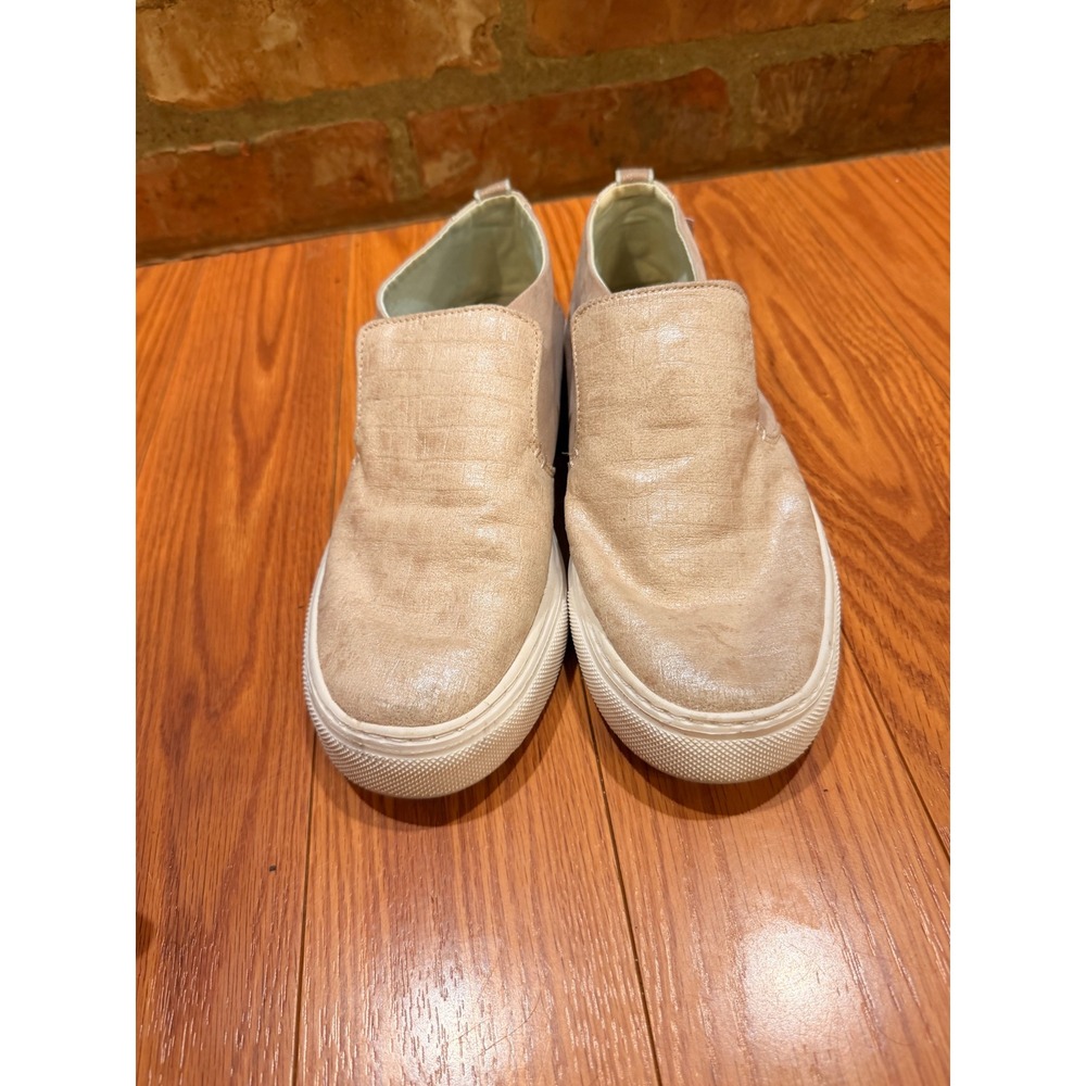 Hey Dude Womens Peyton Slip On Shoes 8 Pink Croco Shimmer Casual Comfort - Picture 2 of 9